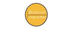 Bonjour Crepes & Wine logo