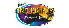 Chris' Ono Grinds Island Grill logo