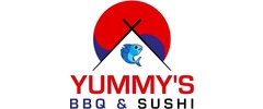 Yummy's BBQ & Sushi logo