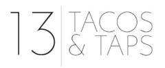 13 Tacos & Taps logo