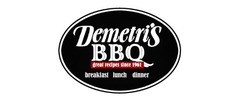 Demetri's BBQ logo