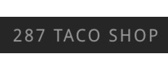 287 Taco Shop logo