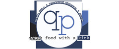 qp greek food with a kick logo