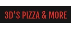 3D's Pizza & More Logo
