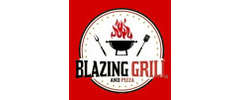 Blazing Grill and Pizza Logo