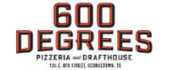 600 Degrees Pizzeria and Drafthouse logo