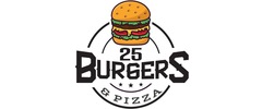 25 Burgers and Pizza Logo