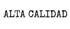Alta Calidad logo