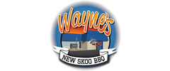 Wayne's New Skoo BBQ logo