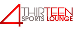 4Thirteen Kitchen and Sports Lounge logo