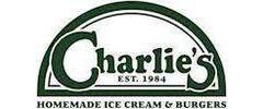Charlie's Homemade Ice Cream & Burgers logo