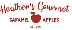 Heathers Gourmet Caramel Apples Logo