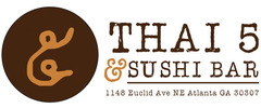 Thai 5 and Sushi Bar logo
