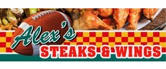 Alex's Steaks and Wings logo