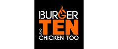 Burger Ten and Chicken Too logo
