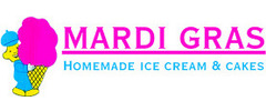 Mardi Gras Homemade Icecream logo