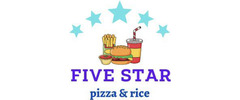 Five Star Pizza & Rice logo