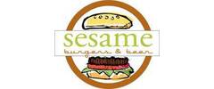 Sesame Burgers and Beer logo