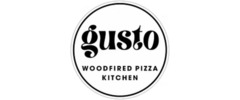 Gusto Wood Fired Pizza logo