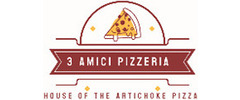 3 Amici Pizzeria logo