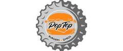 Pop Top Burgers logo