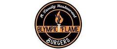 Olympic Flame Burgers logo