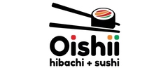 Oishii Hibachi + Sushi logo
