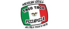 Taco Taco Pizza Pizza logo