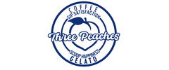 Three Peaches Gelato and Coffee logo