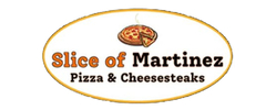 Slice of Martinez Pizza & Cheesesteaks logo