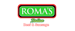 Roma's Italian Beef & Sausage logo