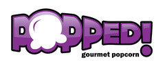 Popped! Gourmet Popcorn logo