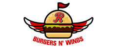 R Burger N Wings logo