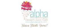Alpha Dessert Juice Cafe Austin logo