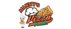 Manny's Pizza Planet logo