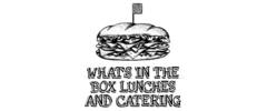What's In The Box Lunches & Catering logo