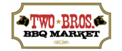 Two Bros BBQ Market logo