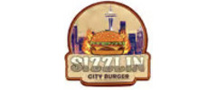 Sizzlin’ City Burger logo