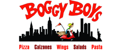 Boggy Boys Pizza logo