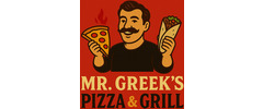 Mr. Greek's Pizza & Grill logo