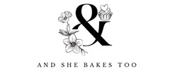 And She Bakes Too logo