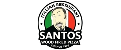 Santos Wood Fired Pizza logo
