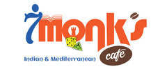 7 Monk's Cafe Indian & Mediterranean logo