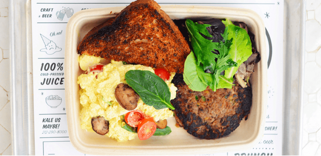 Try this delicious tofu scramble, one of the tofu dishes offered by Chloe.