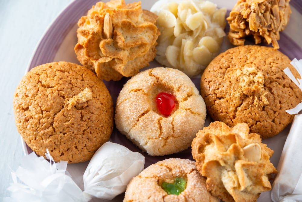 On our list of Italian catering ideas is this dessert, Italian cookies. 