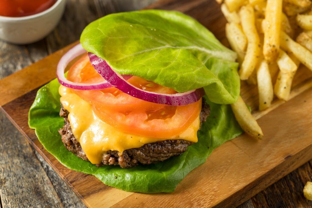 lettuce wrapped burger