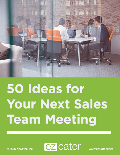 50 ideas for your next sales team meeting. 