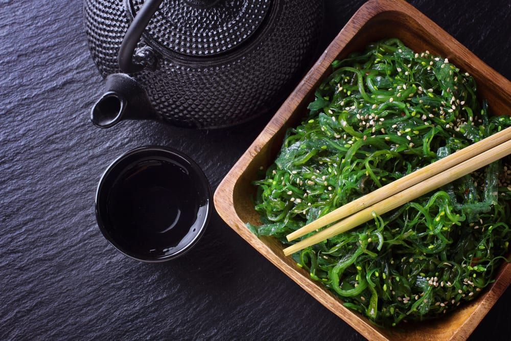 Seaweed salad is a perfect appetizer when you're ordering sushi catering for the office.