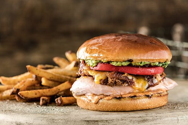 Cowboy Chicken lunch menu - Laredo Sandwich