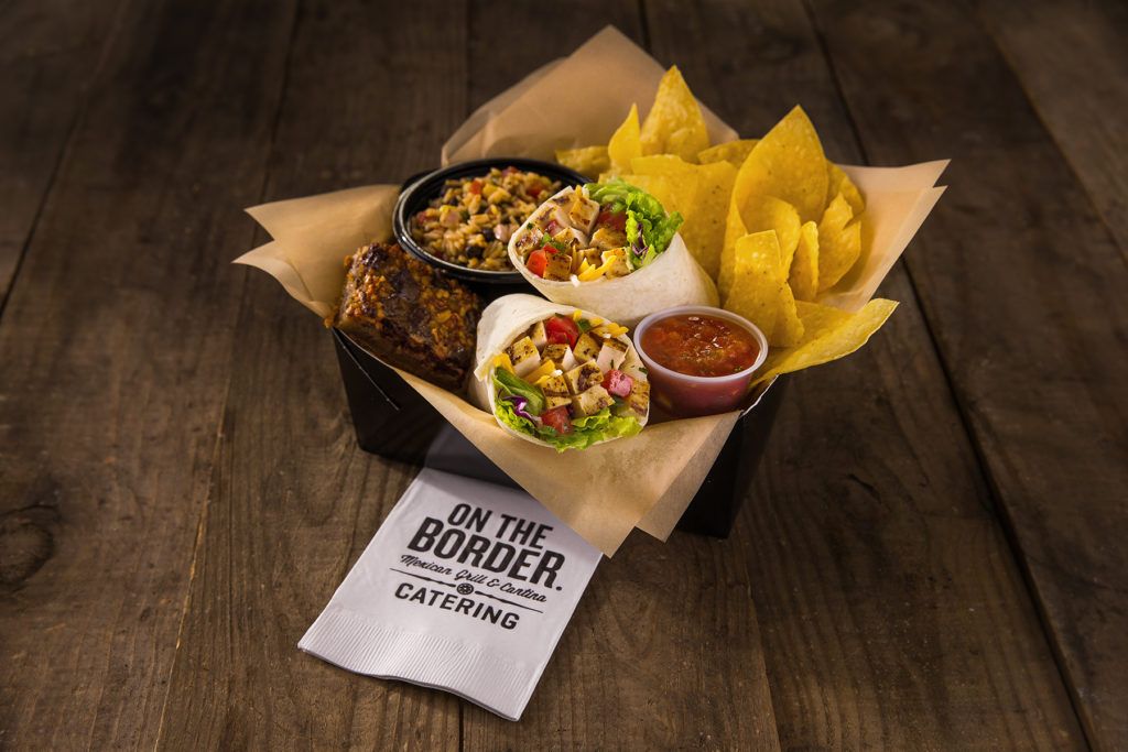 Boxed lunch from On The Border